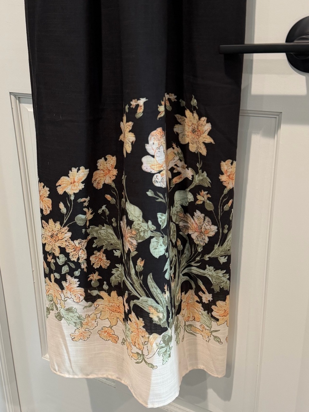 En Saison Black Ginger Olive Iris Midi Dress Medium - Picture 6 of 10